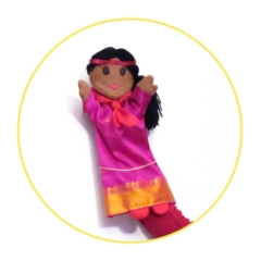 Glove puppet fortune teller
