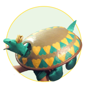 Custom hand puppet Turtle