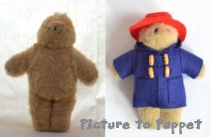 paddington bear with new coat and hat