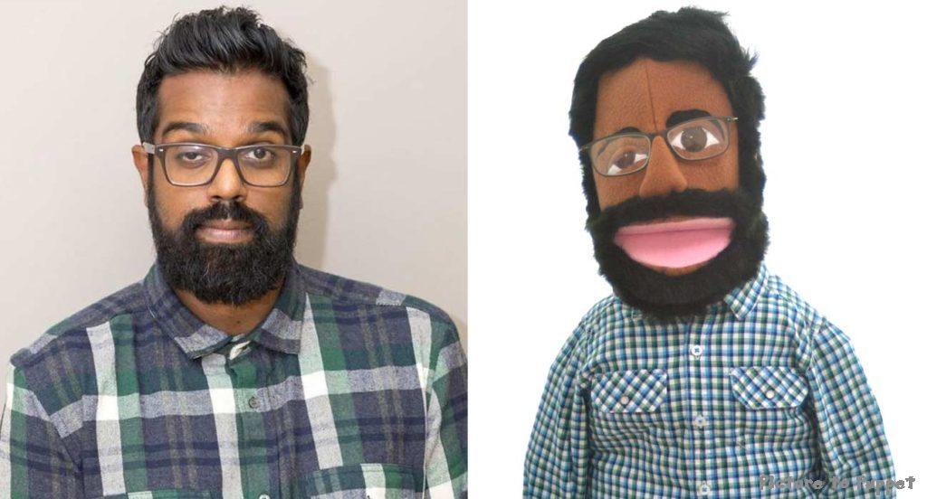 Romesh Puppet by Picture to Puppet