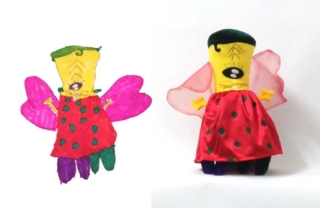 Soft Toy from a child's drawing