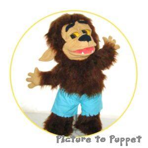 Custom Wolf Hand Puppet