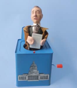 Custom made jack in the box