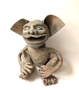 Custom made latex hand puppet by Picture to Puppet