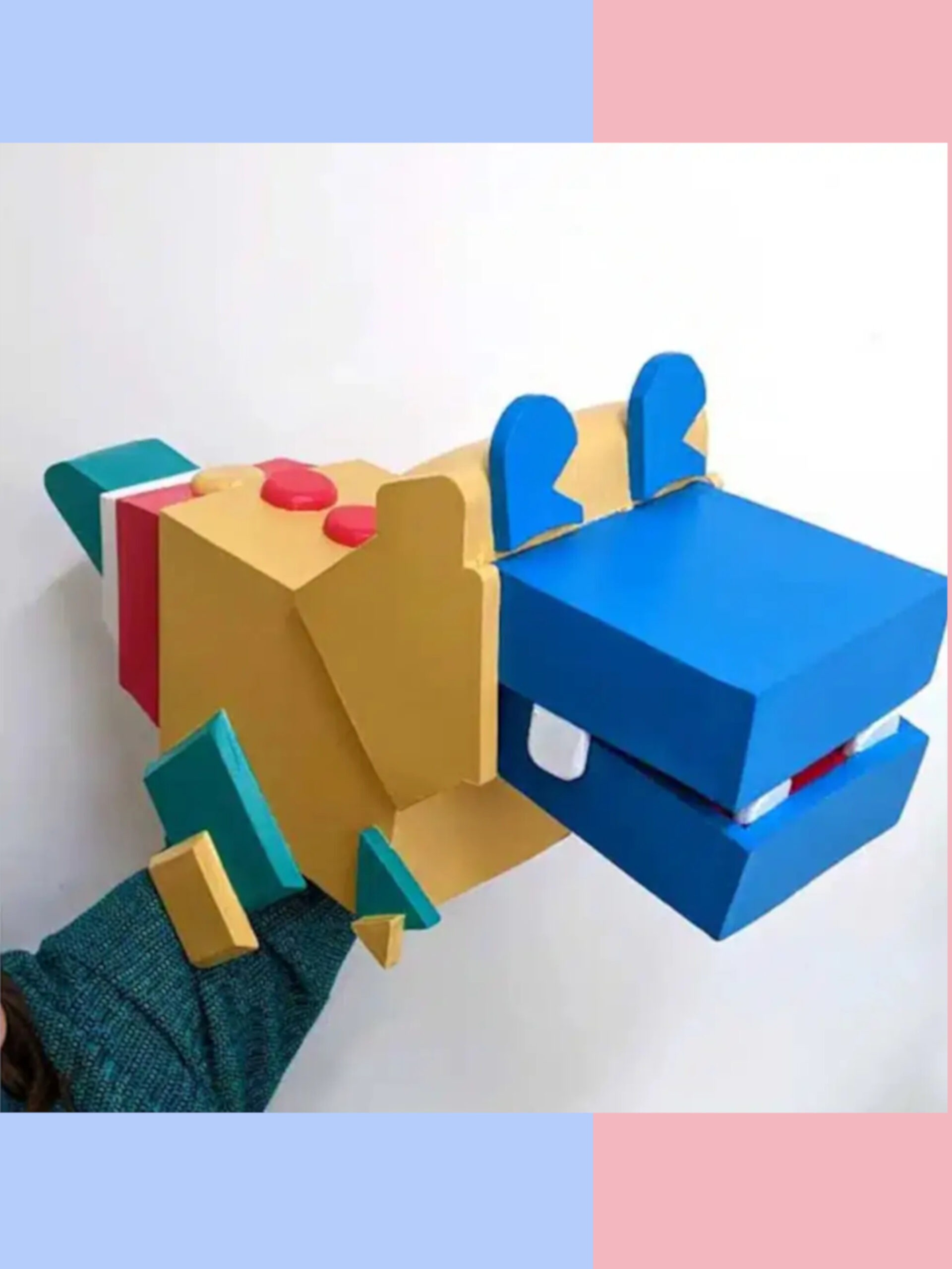 EVA block foam hand puppet