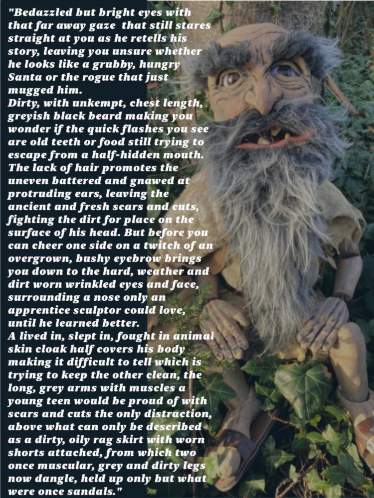 w-latex old man2 Custom puppet design brief
